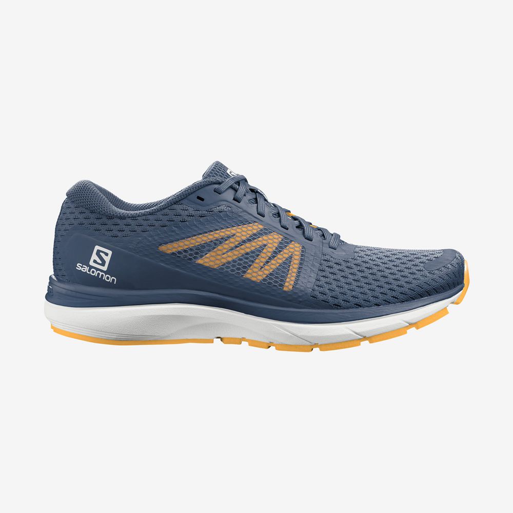 Salomon Singapore Mens Road Running Shoes - VECTUR Dark Denim | 24875-IZFH